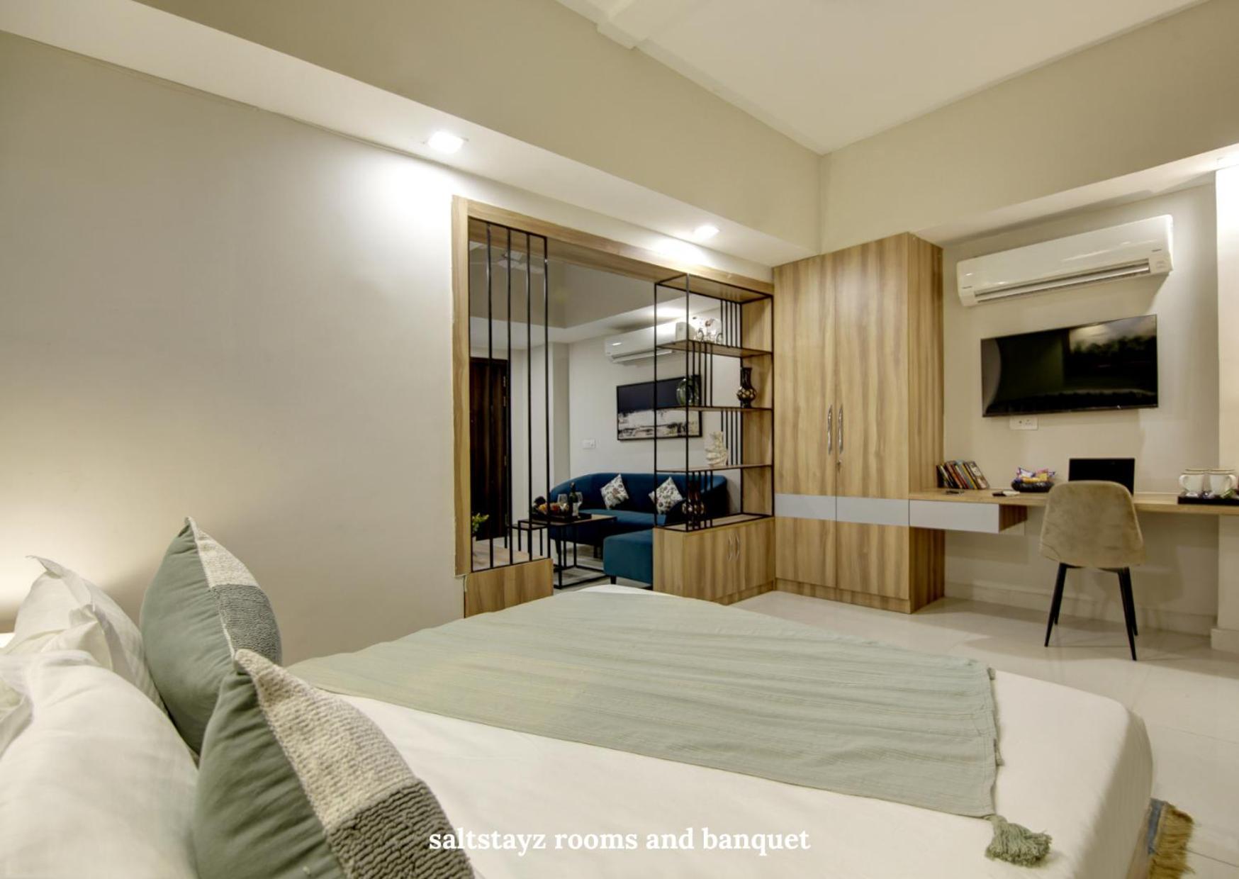 Saltstayz Premier Executive Serviced Apartment - Golf Course Extension Road Gurgaon Exterior foto